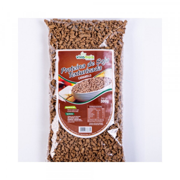 PROTEINA DE SOJA TEXTURIZADA CARAMELO 300G