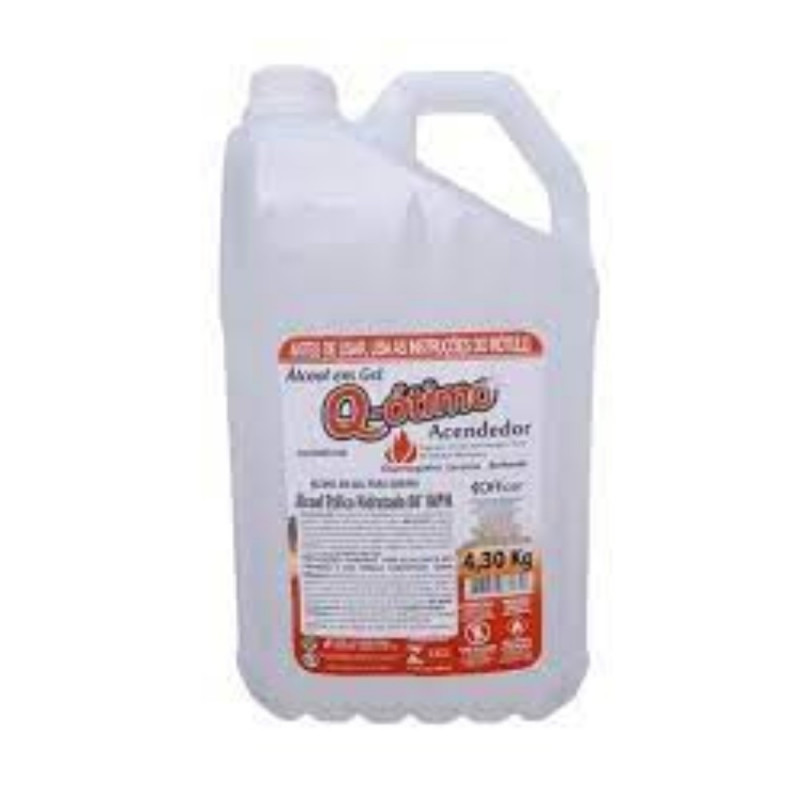 ALCOOL GEL 80° ACENDEDOR QOTIMO 5L