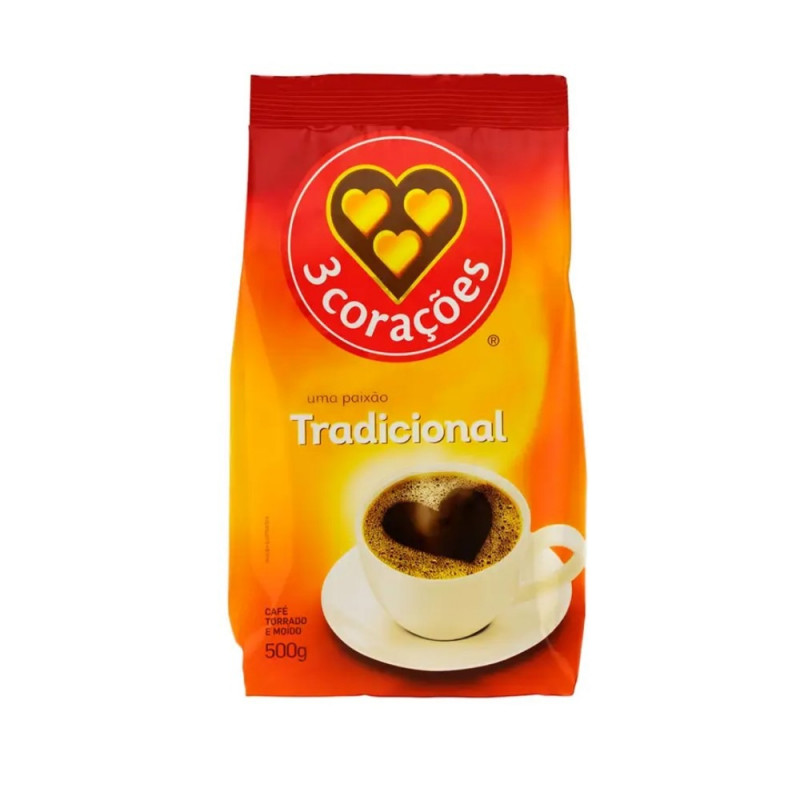 CAFE 3 CORACOES TRADICIONAL  500g