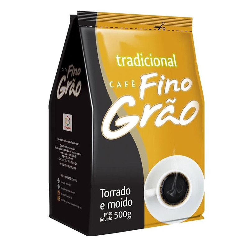 CAFE FINO GRÃO TRADICIONAL 500grs