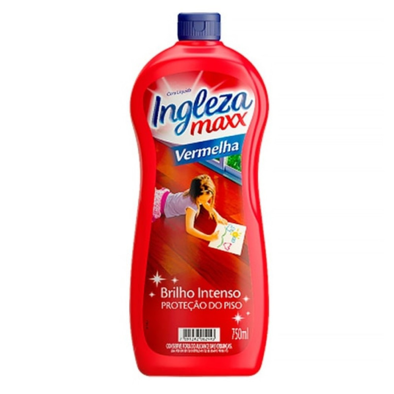 CERA INGLEZA MAXX VERMELHA  750ml