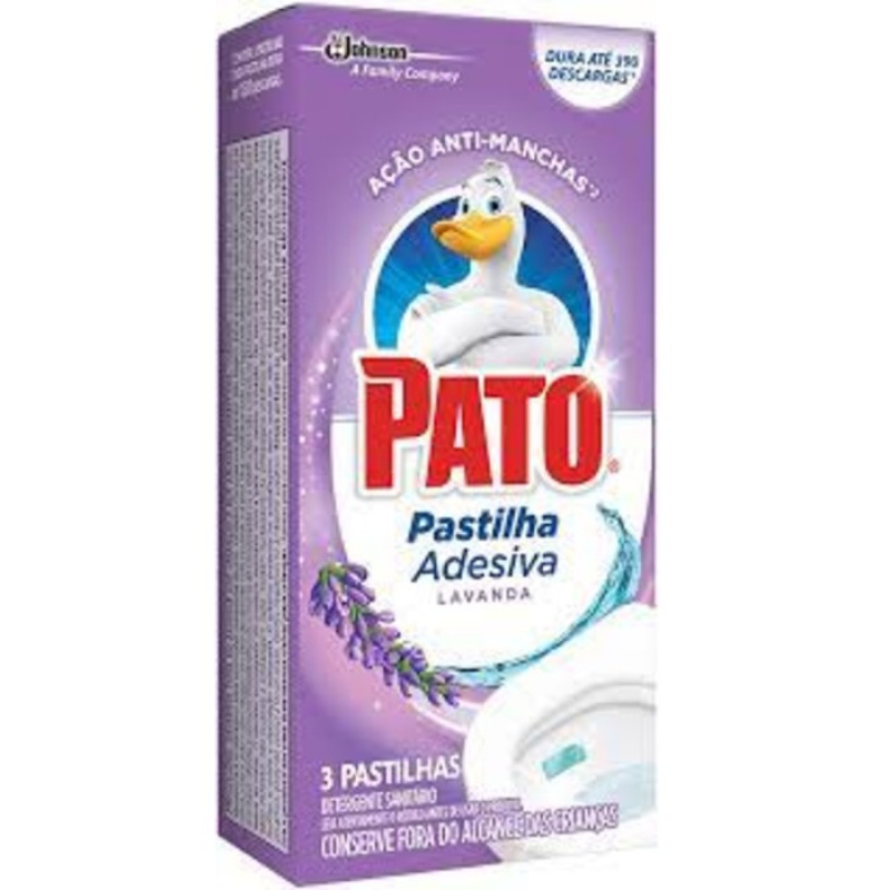 PASTILHA ADESIVA PATO LAVANDA 3Un