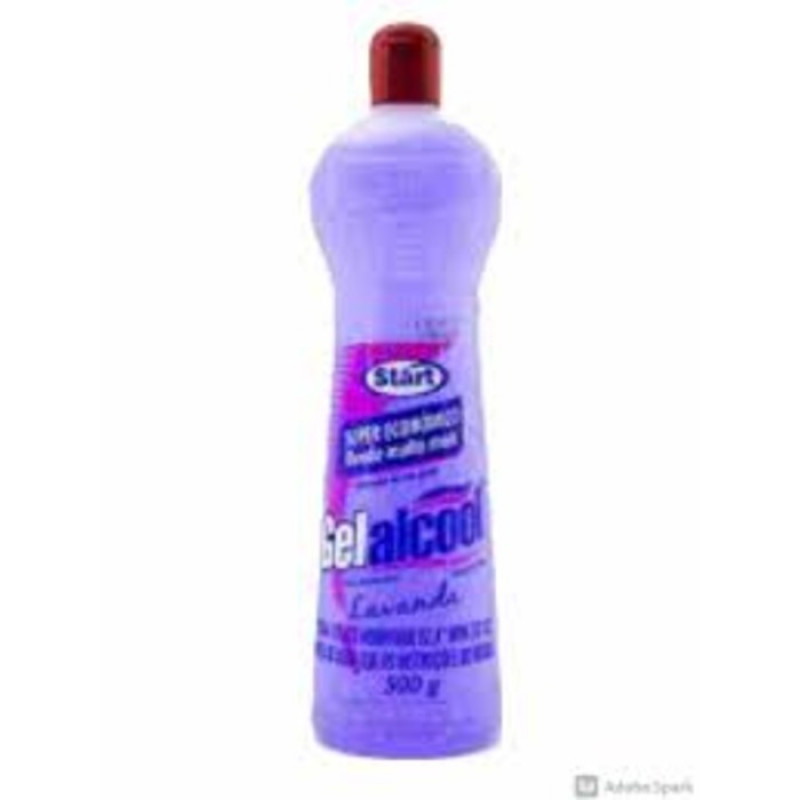 ALCOOL GEL 46º START LAVANDA 500g