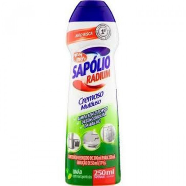 SAPOLEO CREMOSO RADIUM LIMÃO 250ml