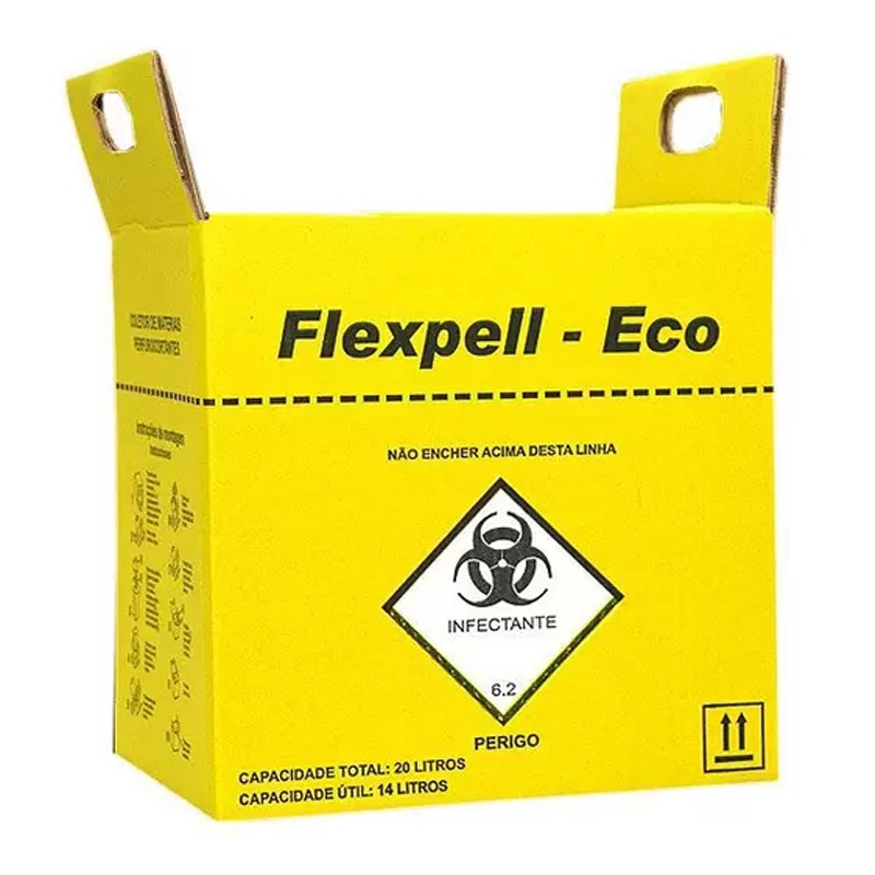 CAIXA COLETORA  PERFURO CORTANTE FLEXPELL ECO  20L