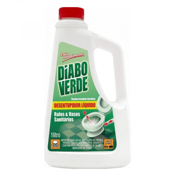 DESENTUPIDOR LIQUIDO DIABO VERDE  1L