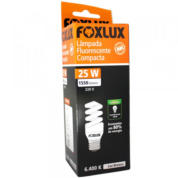 LAMPADA ELETRONICA FORXLUX ESPIRAL  15 W