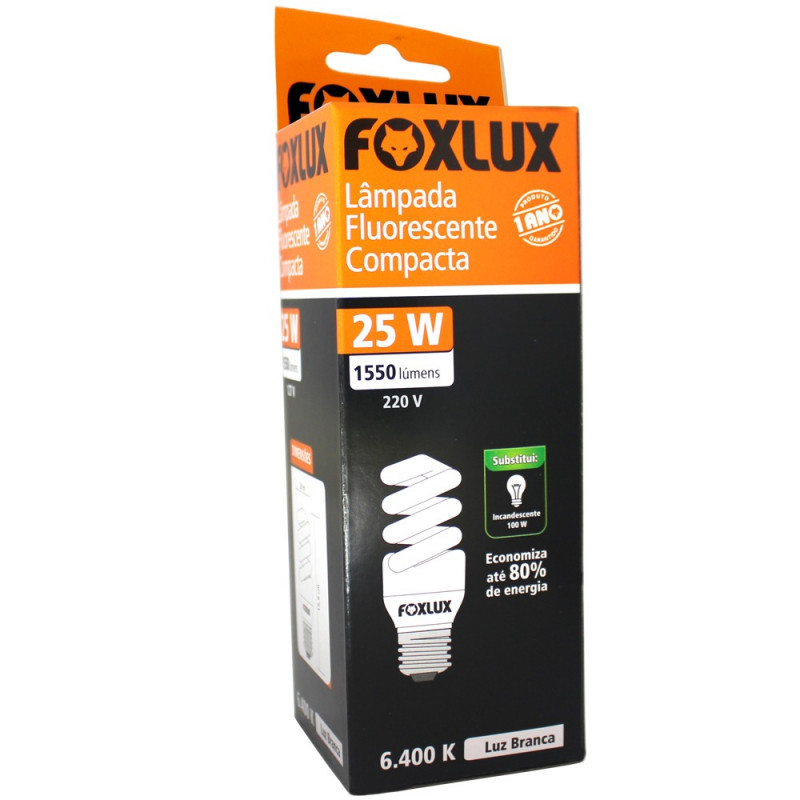 LAMPADA ELETRONICA FORXLUX ESPIRAL  15 W