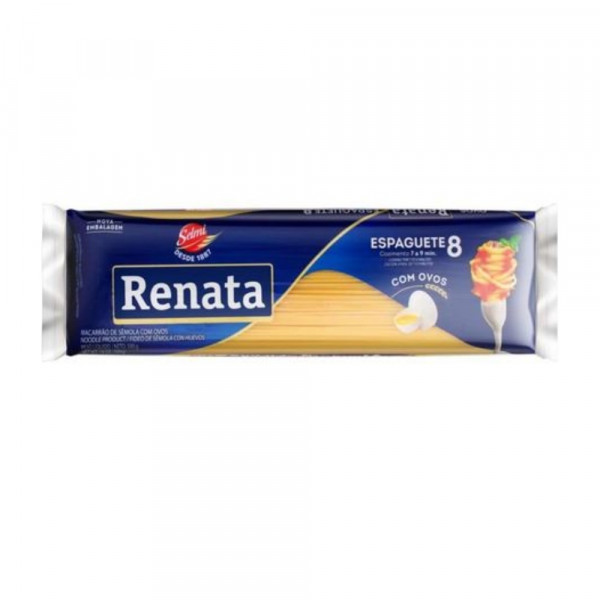 MACARRAO ESPAGUETE RENATA Nº9  500g