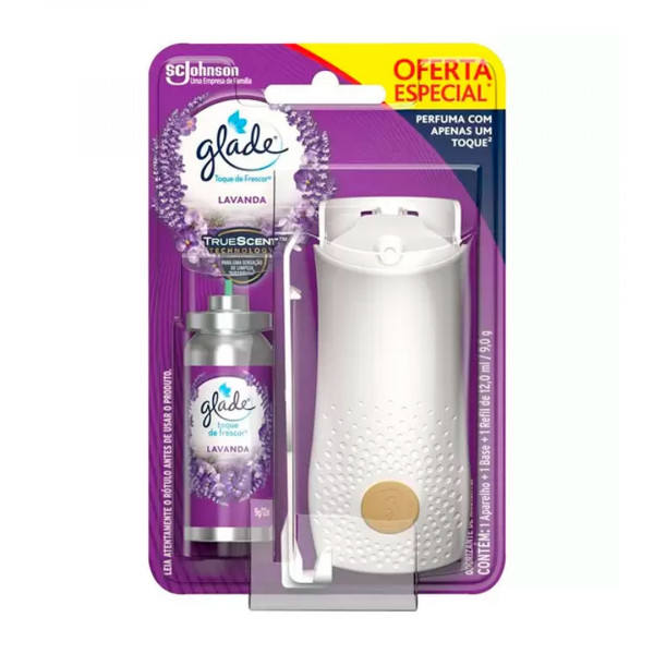 GLADE TOQUE FRESCOR LAVANDA APARELHO+REFIL 12ml