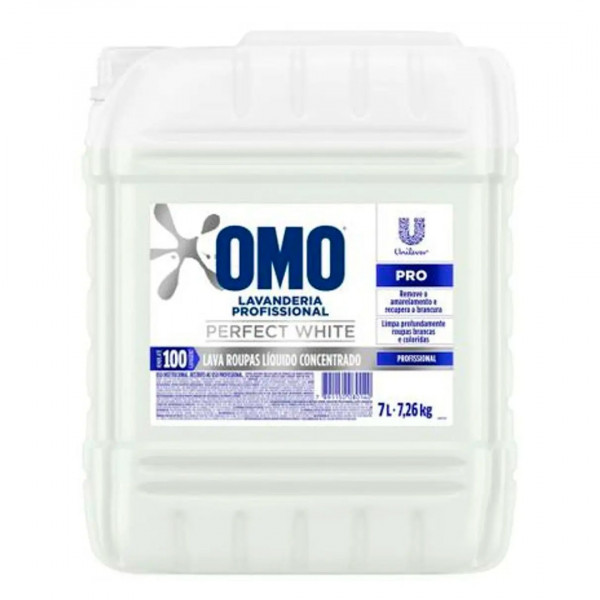 SABAO LIQUIDO OMO PERFECT WITE SEM PERFUME  7L