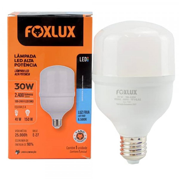 LAMPADA LED BULBO FOXLUX  30W