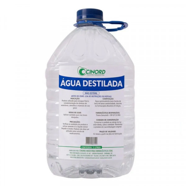 AGUA DESTILADA CINORD 5L