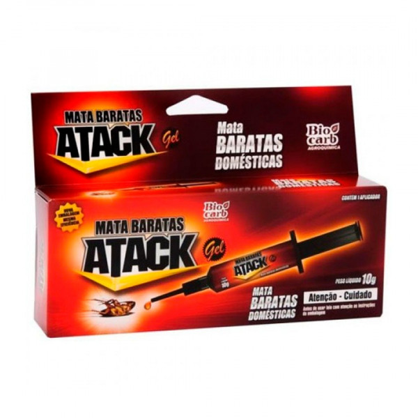 INSETICIDA GEL ATACK BARATA  10g