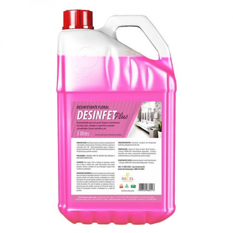 DESINFETANTE ATIVO PLUS FLORAL  5L