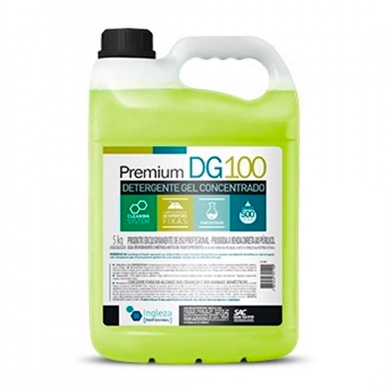 DETERGENTE GEL CONCENTRADO INGLEZA DG100  5L