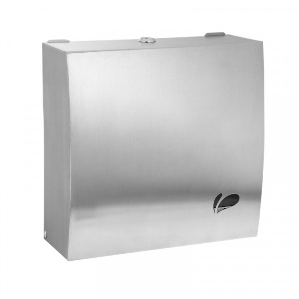 DISPENSER TOALHA INTERFOLHADO INOX BIOVIS NOBLE ESCOVADO