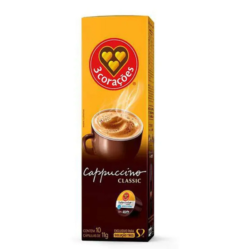 CAPSULA TRES CAPPUCCINO CLASSIC  8x11g