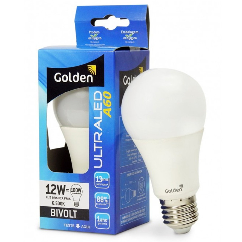 LAMPADA LED BULBO GOLD  12W