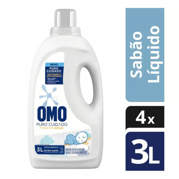 SABAO LIQUIDO OMO PURO CUIDADO 3L