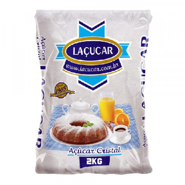 ACUCAR CRISTAL LAÇUCAR 2Kg