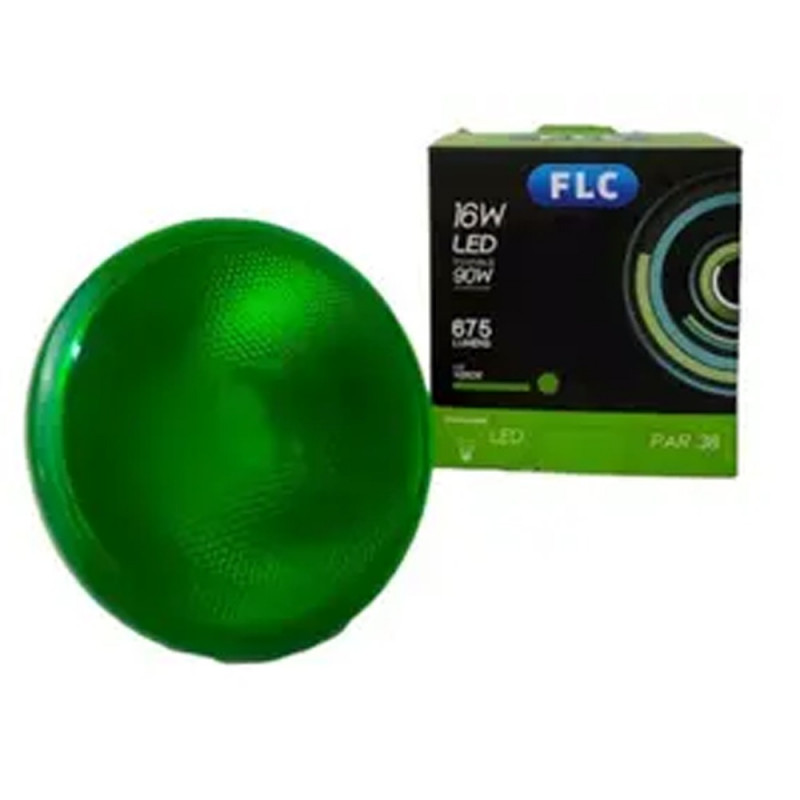 LAMPADA LED PAR FLC VERDE  7W