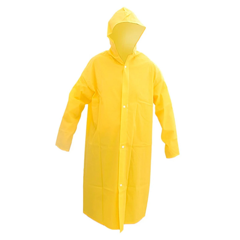 CAPA CHUVA PVC COM MANGA AMARELO  G