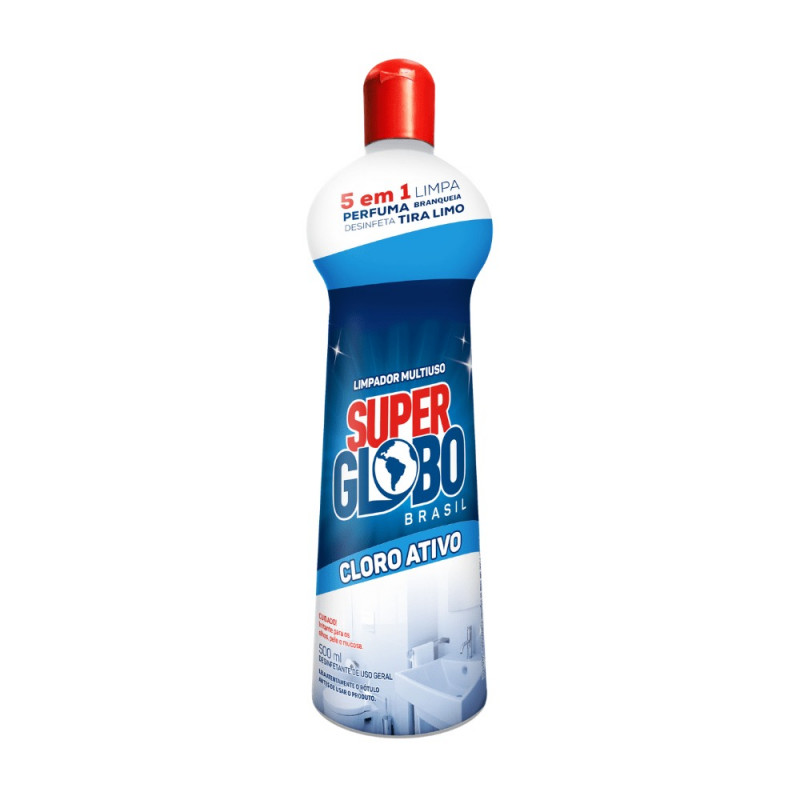 MULTIUSO SUPER GLOBO COM CLORO  500ml