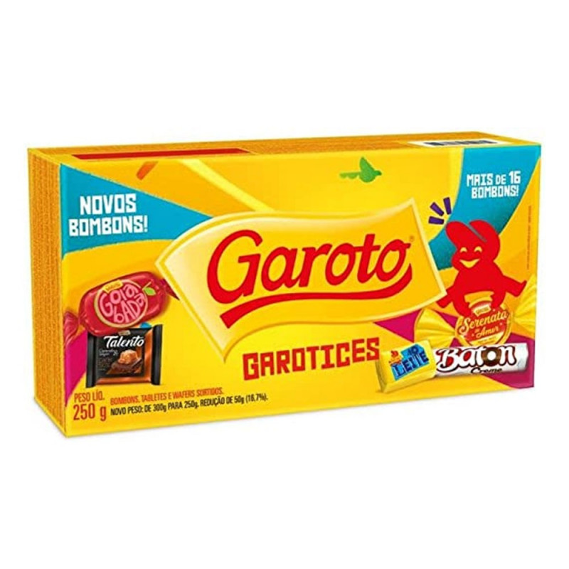 BOMBOM GAROTO SORTIDO 250g