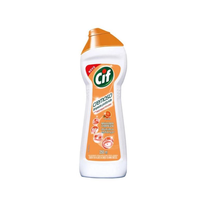 SAPONACEO CREMOSO CIF LARANJA 450ml