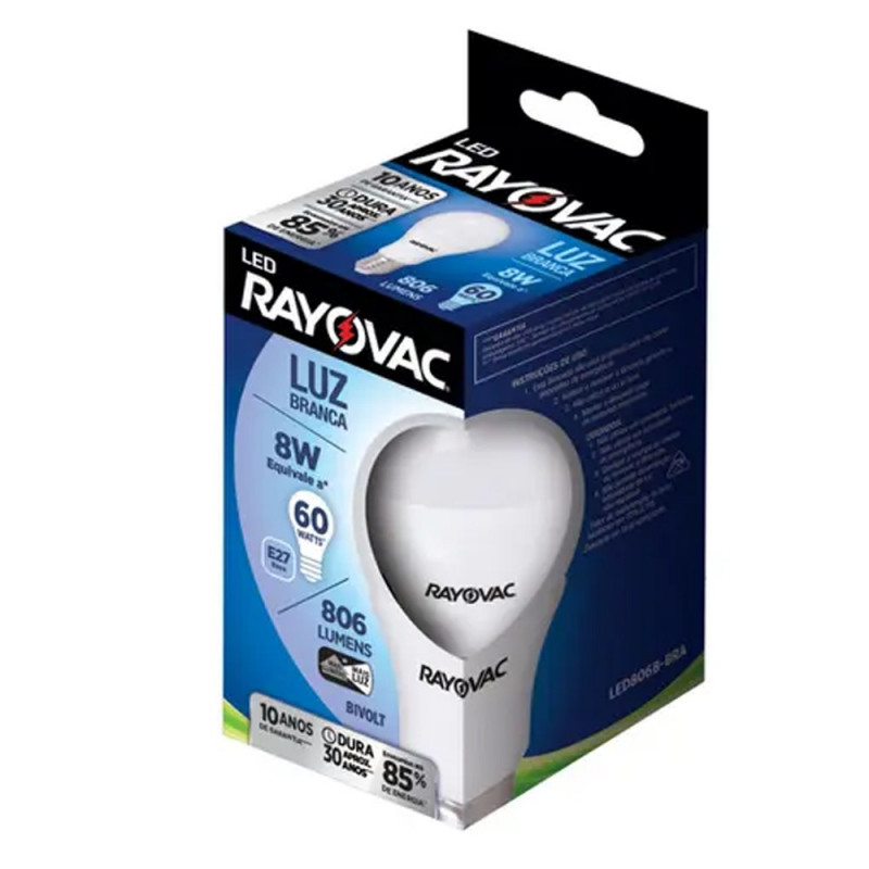 LAMPADA LED RAYOVAC  8W