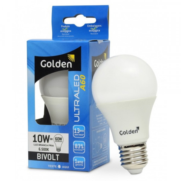 LAMPADA LED BULBO GOLD  10W