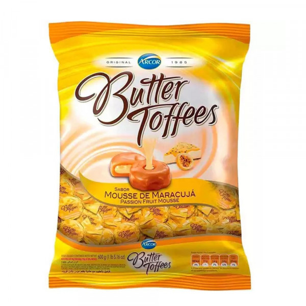 BALA BUTTER TOFFEE MARACUJA  500g