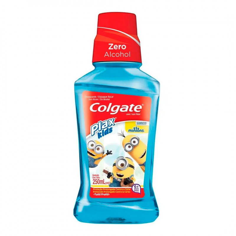 ENXAGUANTE BUCAL COLGATE PLAX KIDS MINIONS 250 ml