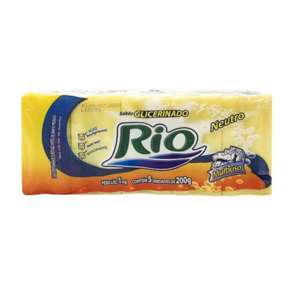 SABAO BARRA RIO GLICERINADO  5x200g