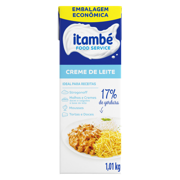 CREME DE LEITE CULINARIO ITAMBE  17% 1L