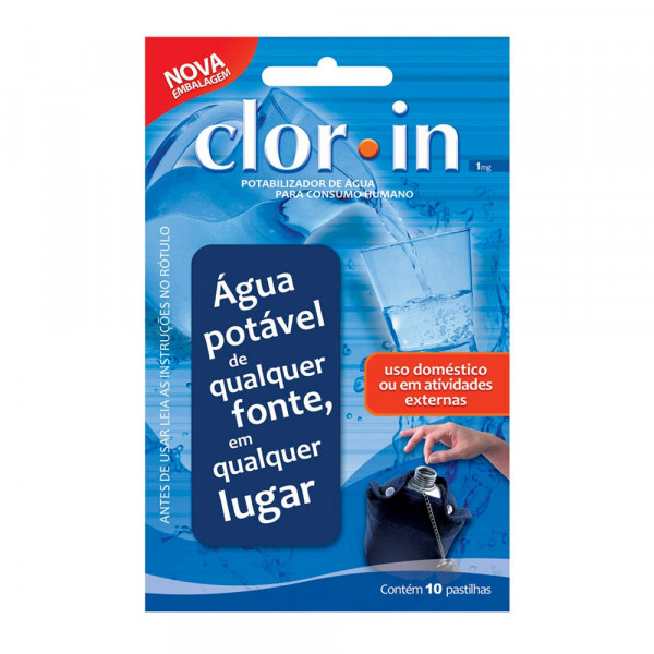 CLORIN PASTILHA PURIFICADORA AGUA