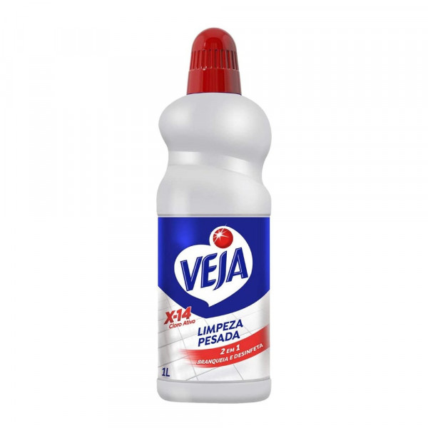 VEJA X14 LIMPEZA PESADA CLORO ATIVO  1L