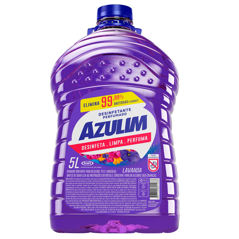 DESINFETANTE AZULIM  LAVANDA  5 L