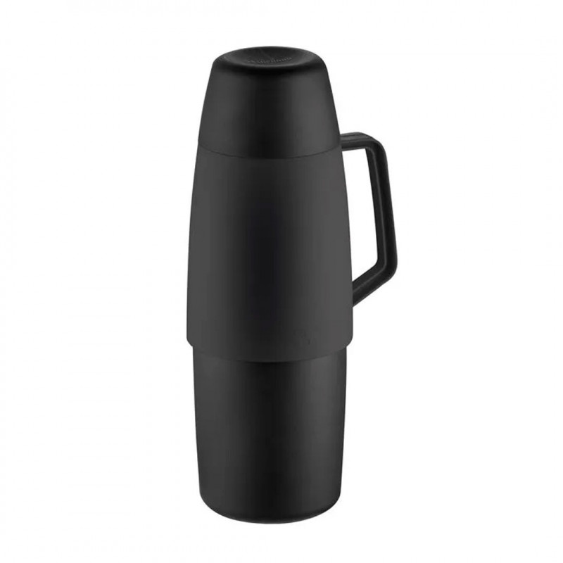 GARRAFA TERMICA SOPRANO LOTUS PRETO  1L