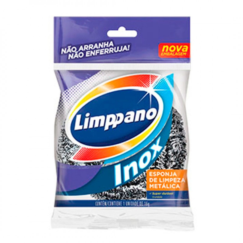 ESPONJA INOX LIMPPANO UNITARIA