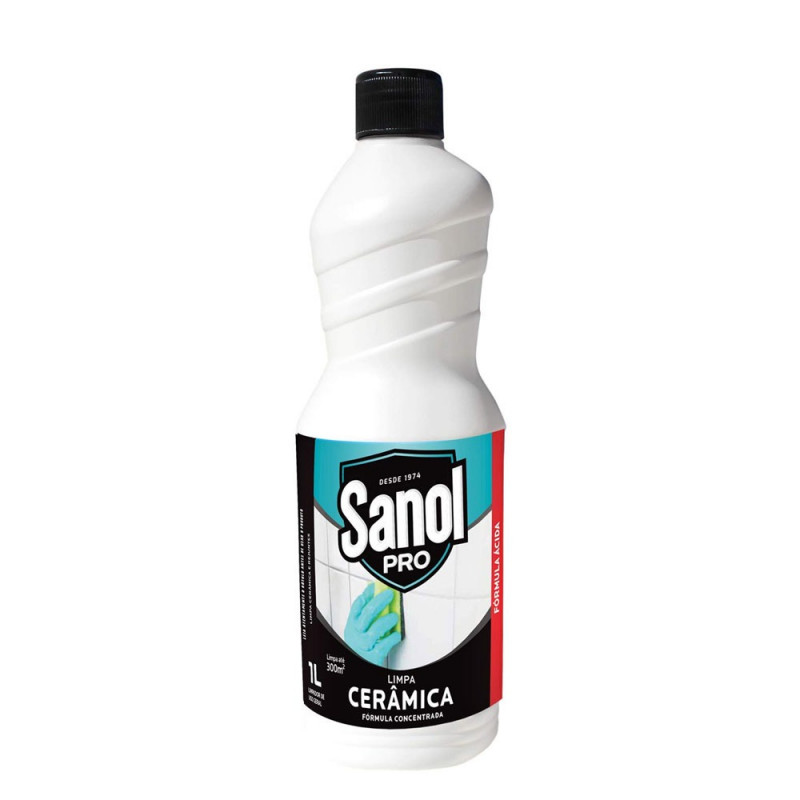 LIMPA CERAMICA CONCENTRADO SANOL  1L