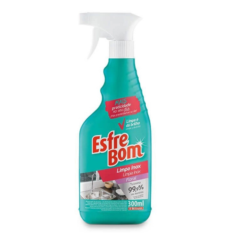 LIMPA INOX SPRAY ESFREBOM  300ml