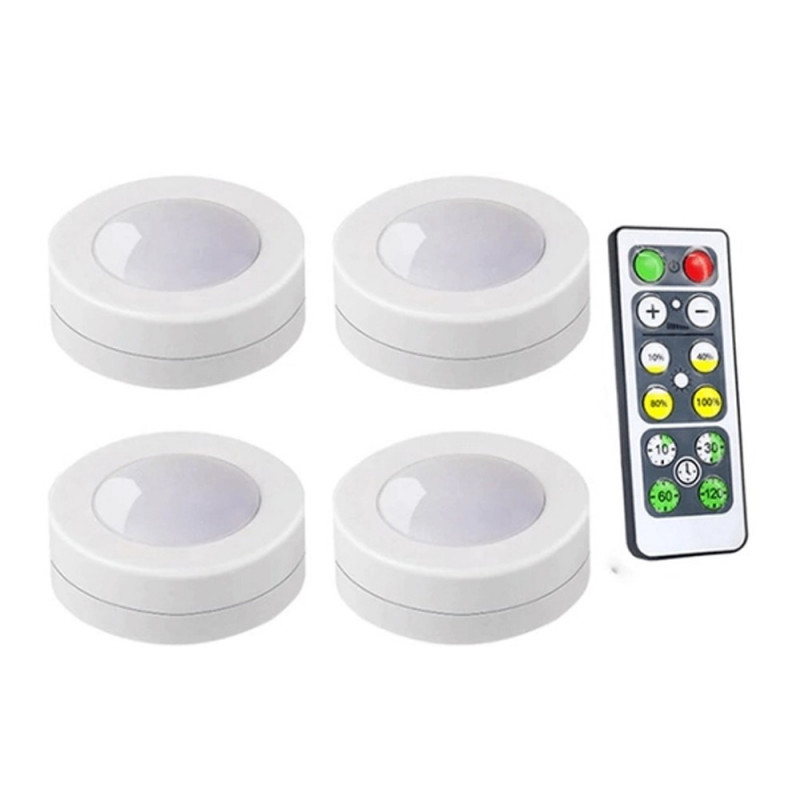 LAMPADA LED MAINSTAYS 4 CONTROLE REMOTO