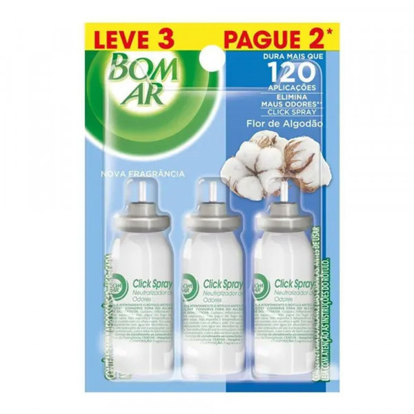 BOM AR CLICK SPRAY ALGODAO REFIL  12ml Lv3Pg2