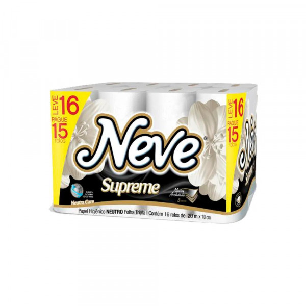 PAPEL HIG NEVE SUPREME FT  **20METROS** Lv16Pg15un