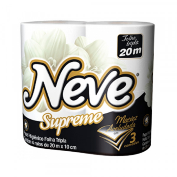 PAPEL HIG NEVE SUPREME  FT **20METROS** 4Un