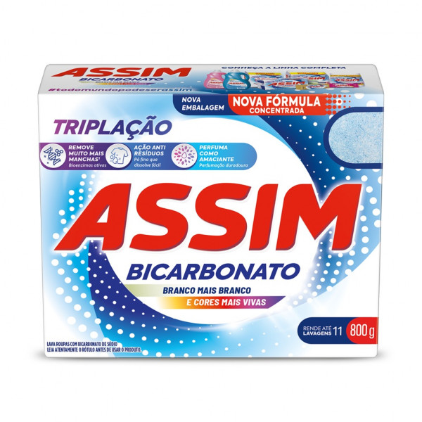 SABAO PO ASSIM BICARBONATO CLAREADOR 800g