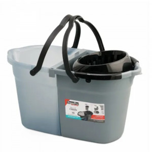 BALDE ESPREMEDOR SUPERPRO CINZA 2 AGUAS  20L  REF: SP-9232