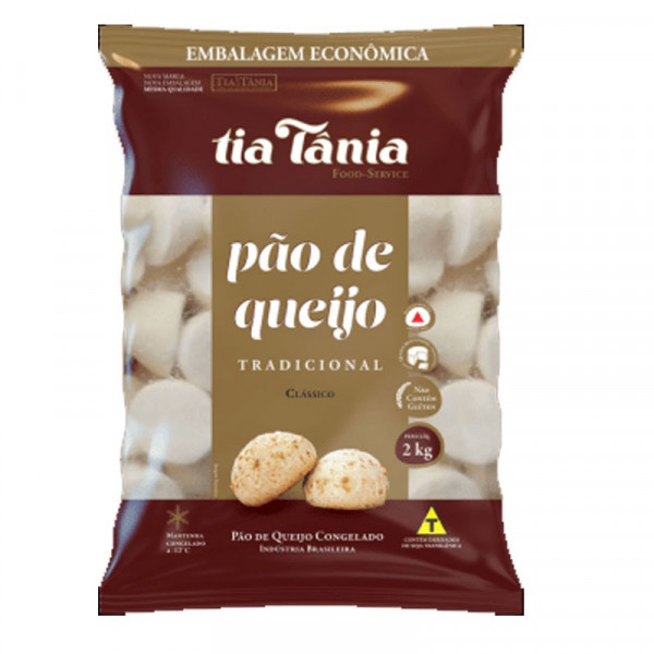 PAO QUEIJO TIA TANIA TRADICIONAL  1Kg